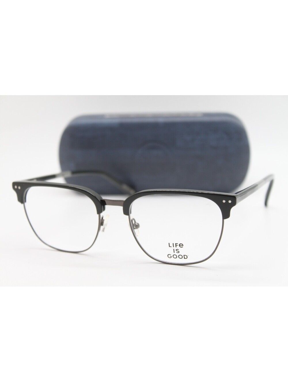 NEW LIFE IS GOOD COOPER OLIVE (OLV) AUTHENTIC EYEGLASSES W/CASE 54-19